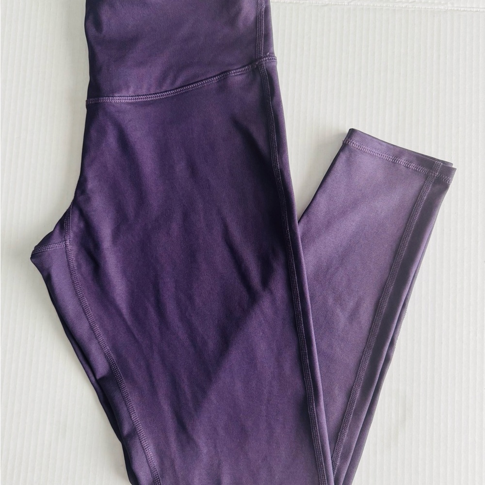 Purple High-Waisted Leggings
